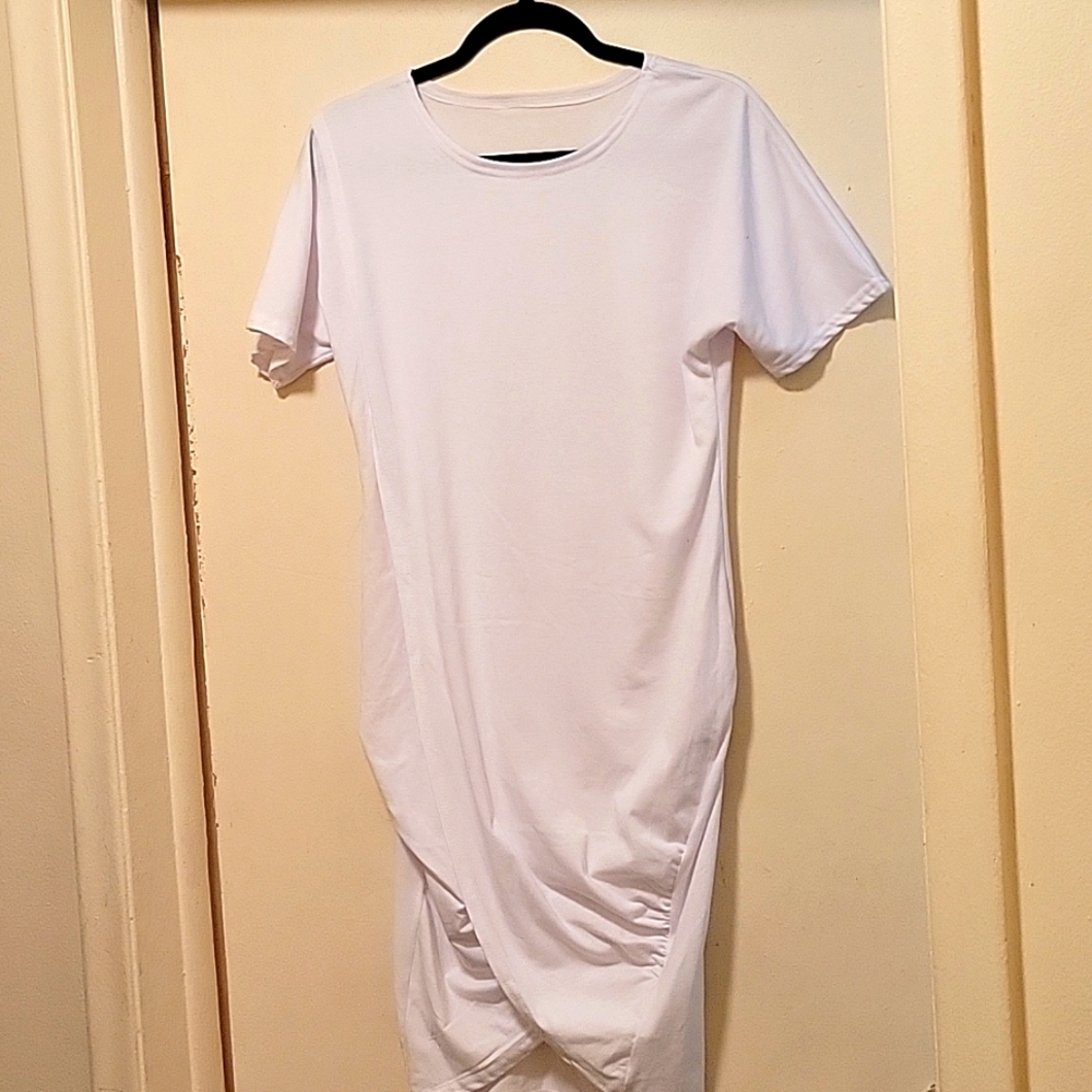 White t shirt dress